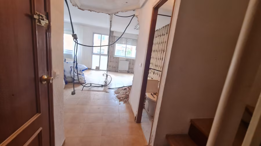 Visita a la vivienda antes de la reforma